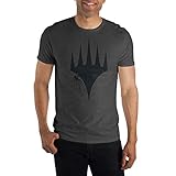 MTG Magic: The Gathering Planeswalker Symbol Shirt-Large Grey
