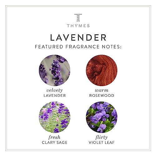 Thymes Lavender Large Hand Wash With Pump - Hydrating Liquid Hand Soap With Calming Lavender Scent (15 Fl Oz) #TOP3