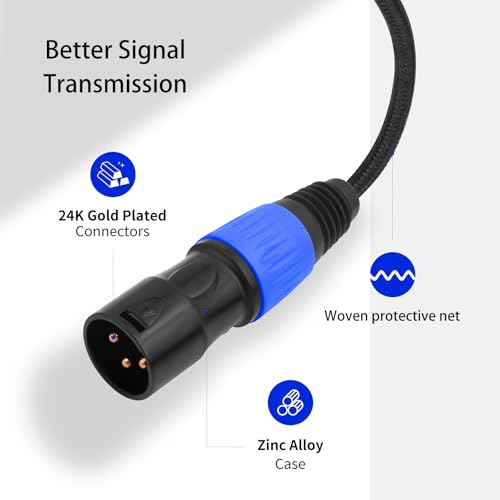 Câble USB C vers XLR mâle pour diffuser la musique d'un PC sur une sono - 6