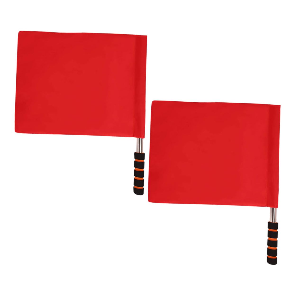BESPORTBLE Árbitro Deportivas De Mano De Señales De Partido del Árbitro del Partido De Árbitro De Partido Rojo Nylon