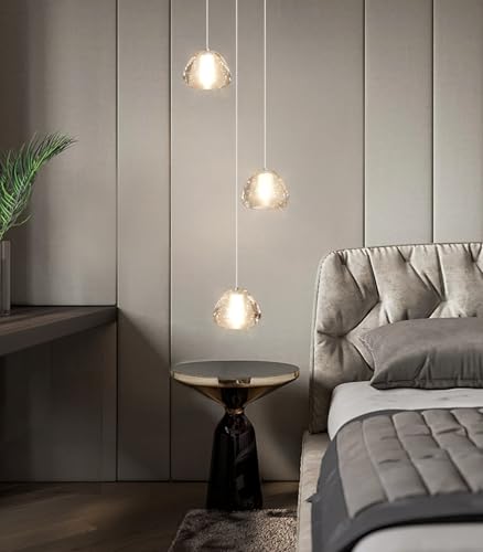 Image of Modern Chandelier Crystal Pendant Light for Kitchen Island Dining Room Bedroom Hallway Gold