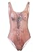 RAISEVERN para Mujer para Mujer Tankini Divertido Pecho pechugón sin Respaldo de...