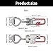 2Pcs Toggle Latch Clamp 4001 Quick Release Hand Tool Toggle Clamp Adjustable Stainless Steel Pull Hasp Latches 220Lbs Holding Capacity for Lid Jig, Tool Box Case, with 8pcs Screw