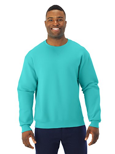 Fruit of the Loom Mens Sofspun Crewneck Sweatshirt (SF72R) -Scuba Blue -L