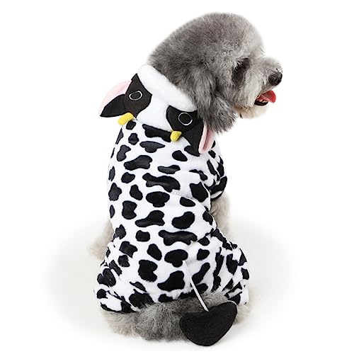 Disfraz Mikikit Vaca para Perro XS miniatura 1