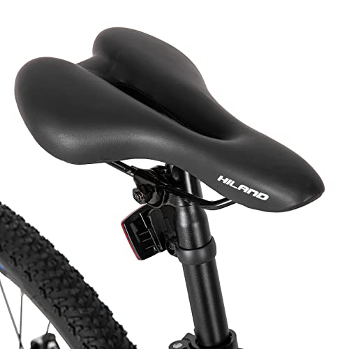 Hiland Mountainbike aus Aluminium, 26 Zoll, 24 Gänge, mit Shimano-Scheibenbremse, Rahmengröße 19,5 schwarz… – Bild 7