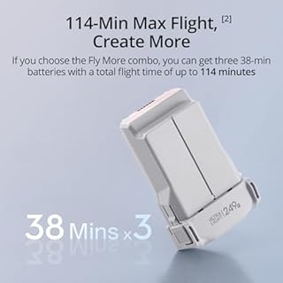 DJI Mini 3 Fly More Combo (DJI RC) – Lightweight 3x Mechanical Gimbal Mini Camera Drone with 4K HDR Video, 3 batteries for 114-min Flight Time, Vertical Shooting, 32800ft (10km) Video Transmission