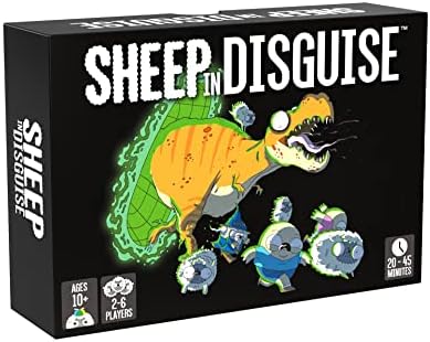Sheep in Disguise : The Original Core Game, Card Game Packed Full of Sheep, 2 to 6 Players, 20 to 45 Minute Play Time, For Ages 10 and up