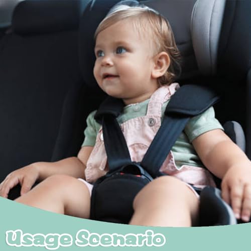 5 Punkt Gurt Sicherheitsgurt, Ersatz-Sicherheitsgurte für Baby Kinderwagen Hochstuhl, Hochstuhlgurte Verstellbare Wandelbare Gurte Multifunktional Kinderschutzgurt Buggy (Schwarz)