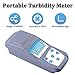 Portable Turbidimeter Laboratory Tap Water Turbidity Meter Kit Handheld Digital for Works and Food Industry Measuring Range 0-200 NTU(801)