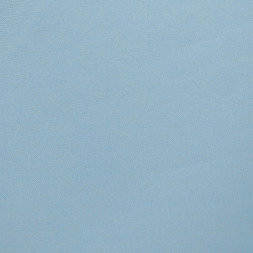 Image of No. 918 Emily Sheer Voile Rod Pocket Curtain Panel, 59 inch x 63 inch, Dusty Blue