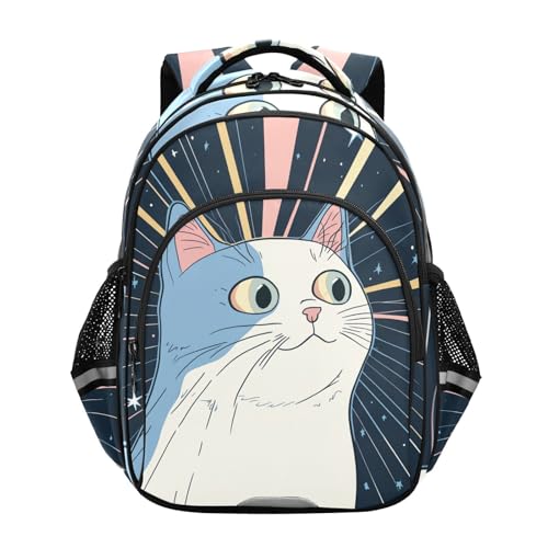 KLL Fuuny Ragdoll - Mochilas de gato para adolescentes, niñas, primaria, escuela secundaria, adolescentes, niños, mochila de viaje, talla M, mochila para mujer