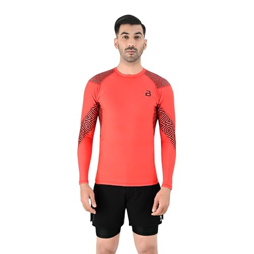 2BOLD MMA, BJJ Long Sleeve Compression Rash Guard Shirt For Men, Jiu Jitsu Compression Shorts 2PC Quick Dry Workout Gym Set2