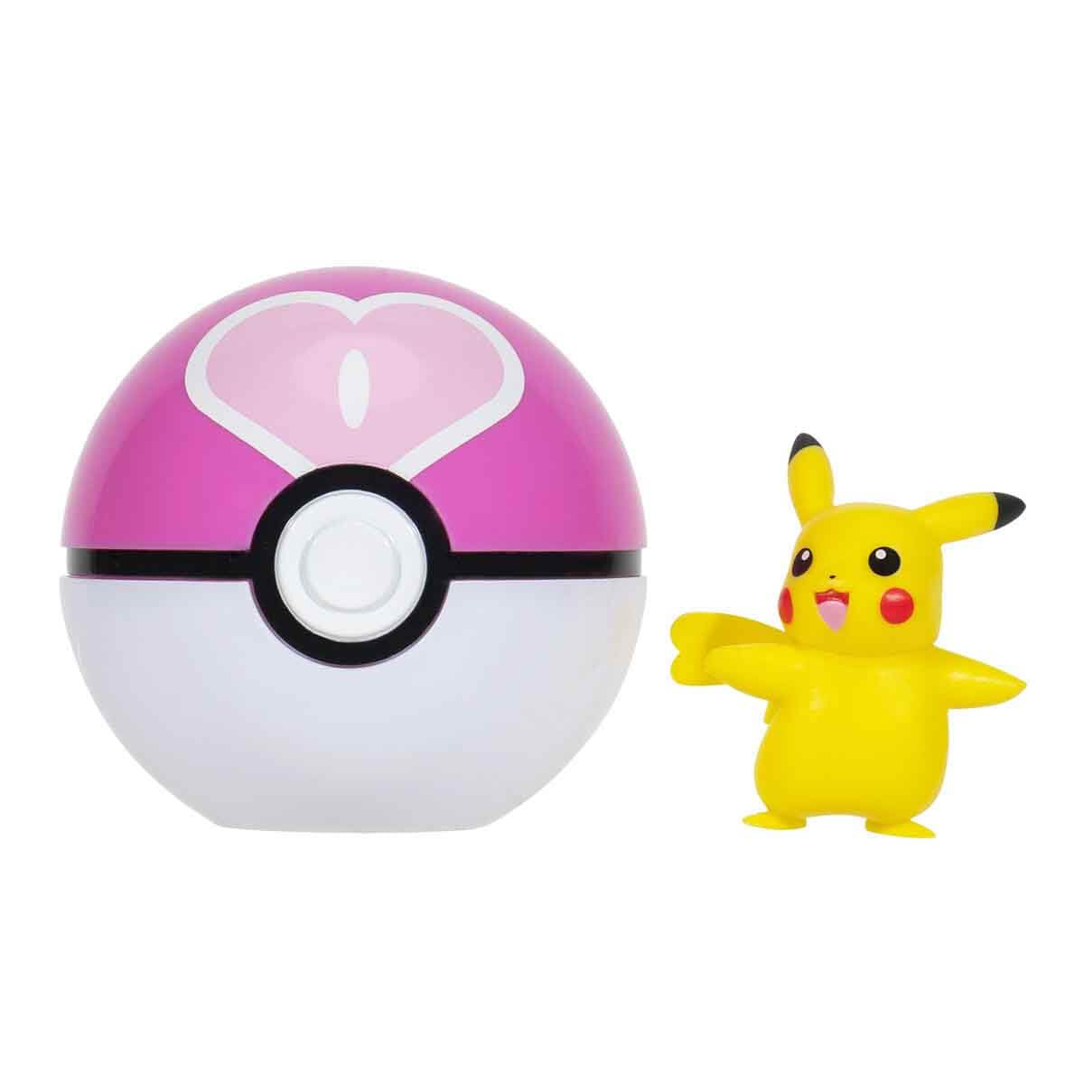 Amazon.com: Pokémon Clip 'N' Go Pikachu and Love Ball - Includes 2