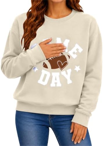 Football Sweatshirts for Women Crewneck Soccer Mom Sweatshirt