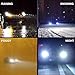 Erato D1S Xenon Headlight Bulbs,6000K 35W Diamond White High Low Beam Headlamps 12V Car Replacement Bulbs- Pack of 2