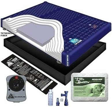 Queen Luxury Support 8300 Mattress Bundle for hardside (Wood Frame) waterbed: Includes Liner, Heater, Mattress pad and a Fill & Drain kit (RHS0521)