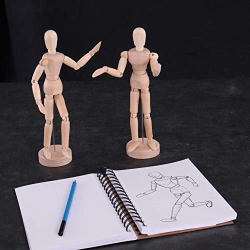 U.S. Art Supply 12\" MANIKIN Us Art Supply® Wood 12 Inch Artist Drawing Manikin Articulated Mannequin thumb #5