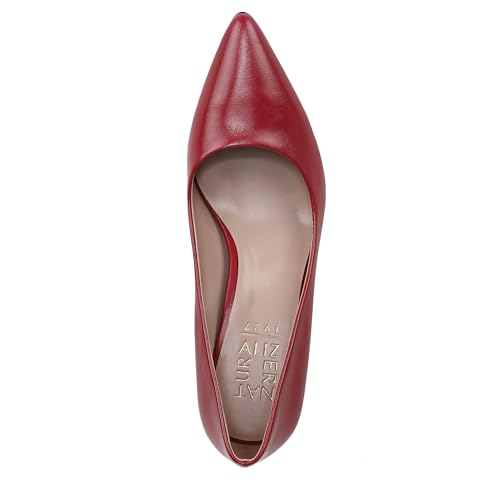 Image of Naturalizer Women's Everly Pump Hearts Flame Red Leather 7 M