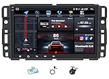 Car Radio for 2007-2013 Chevy Silverado: 2+64GB Head Unit Stereo with 8inch HD IPS Touch Screen Wireless Carplay Android Auto GPS 5G WiFi Bluetooth SWC 1080P Backup Camera FM