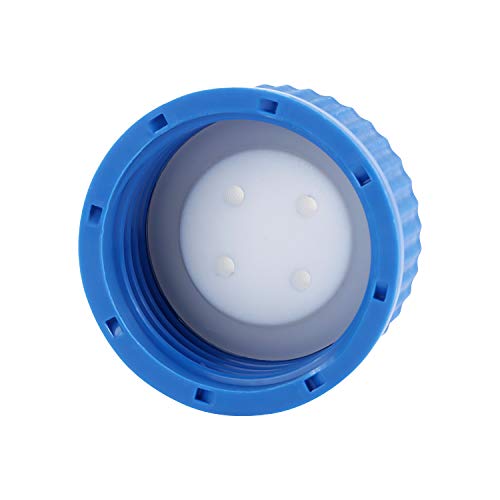 Bouchon de sécurité GL45 pour connecter 4 tubes de 1/8" sur flacon - 6