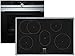 Produktbild Siemens EQ2Z120 Set Pyrolyse Backofen HB673GBS1 Edelstahl + Induktionskochfeld EH845BFB1E 10 Backofenfunktionen 80 cm Induktions-Kochstelle A+ 71 Liter