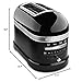 KitchenAid 2 Slice Pro Line Automatic Toaster with Extra Wide Slots KMT2203OB, Onyx Black