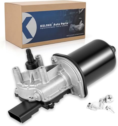Keloke Front Windshield Wiper Motor Compatible with Jeep Wrangler Sport Utility 2007-2018 Wrangler JK Sport Utility 2018 [5Pins] Replace # 40458 85458 55077859AB 55077859AC 68002388AA