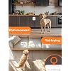 FLYSPEAR Wireless Pet Barrier - Rechargeable Indoor Barrier with 6 Adjustable Range Radius up to 7 ft, 6 Adjustable Safe Static Intensity, Electric Fence System for Dogs with Hook