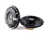 Quantum Audio Bocina Coaxial QS-652 | 1 Par | 6.5” (165mm) | 2 Vías | Canasta de Acero Reforzada...