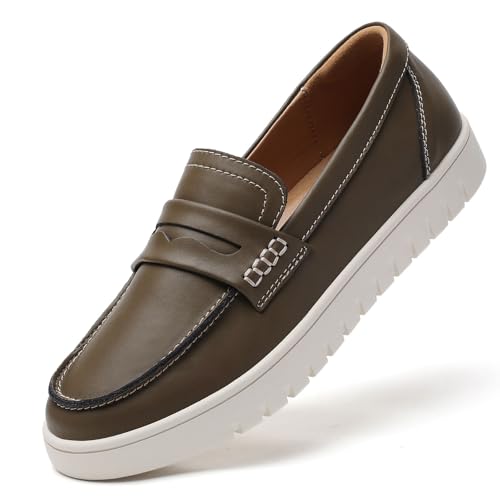Image of QAE Loafers for Women Penny Loafers Slip On Sneakers Womens Shoes Dressy Casual Comfortable Ladies Summer Shoes