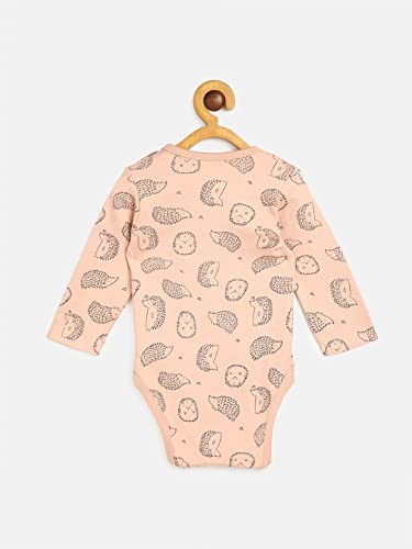 Image of miniklub Baby Round Neck Full Sleeve Knitted Cotton Body Suit, Pack of 3 (Multi Color)
