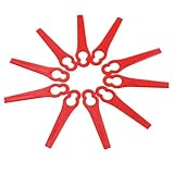 Coupe précise et désherbage facile : nos lames de tondeuse à gazon sont conçues avec des bords tranchants, ce qui peut enlever efficacement les mauvaises herbes et garder votre jardin bien rangé. La lame de rechange en plastique pour débroussailleuse offrira plus de sécurité et d'efficacité.