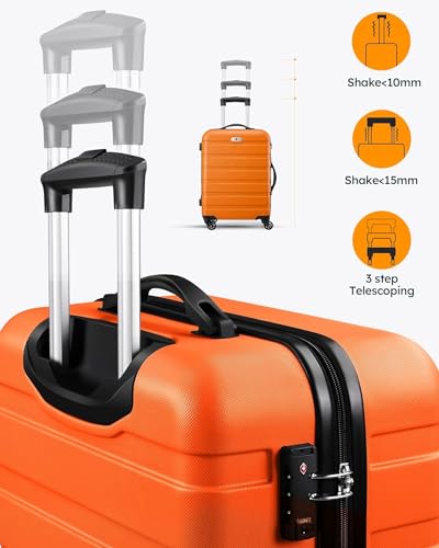 Image of Suitour Luggage Sets 2 Piece with Spinner Wheels,Hard Shell 20 Carry on Suitcase and 28 inch Luggage with Spinner Wheels Suitcase Set with TSA Lock(20in /28in)