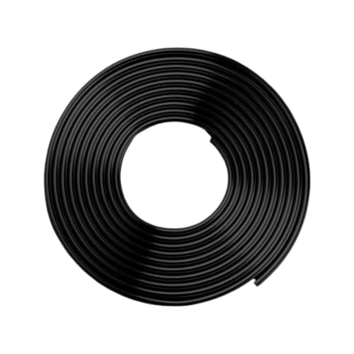 Gettimore - Gettimore 5 m Auto-Schutzleiste für Türen, PVC, kratzfest, silberfarben, rot, blau, Kohlefaser, Schwarz