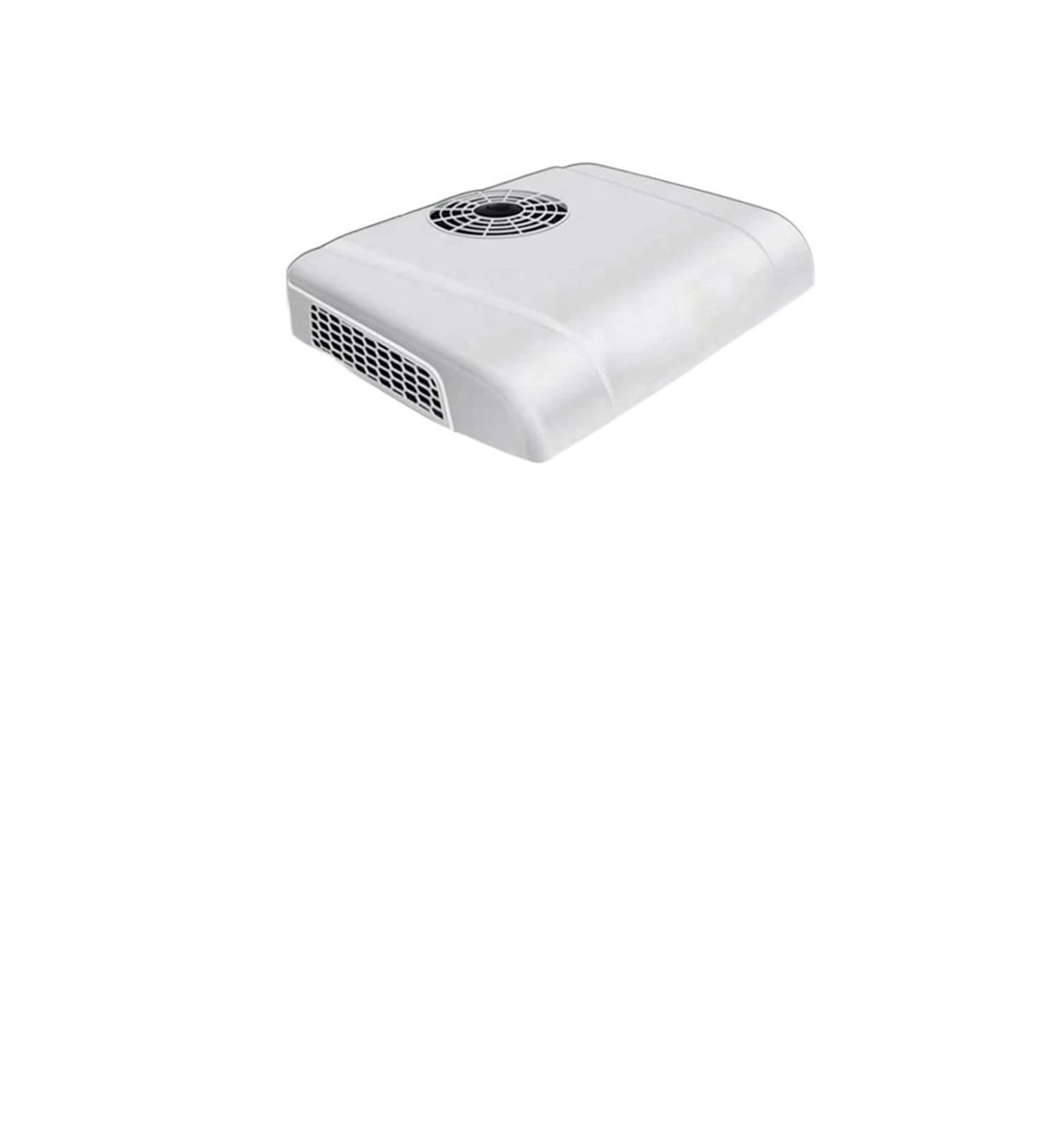 Air Conditioner, Car Electric Parking RV Rooftop Air Conditioner， AC 12V 24V For Motorhome Excavators Forklift Machinery Camper(White 12V)