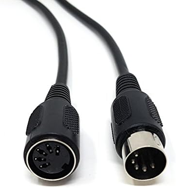 MainCore Midi 5 pin DIN Extension 2.5m long Male to Female Audio Cable Lead Cord Adapter