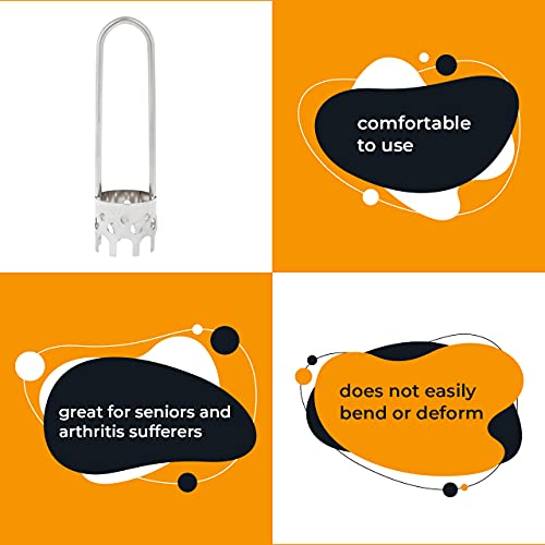 Removedor de núcleo de maçã - Pacote com 3 - Descaroçador de pepino de aço - Descaroçador de cebola