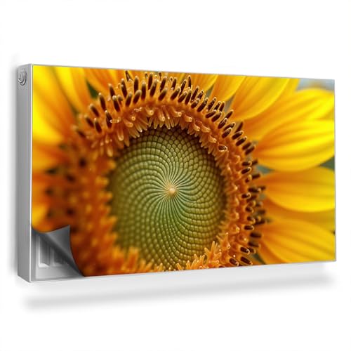Alfombrilla magnética de 110x60 cm para radiador con diseño de girasol 2