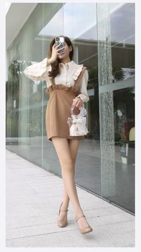 Women's Pumps Closed Toe Mary Jane Pumps Round Toe Platform High Heel Ankle Strap Dress Shoes2