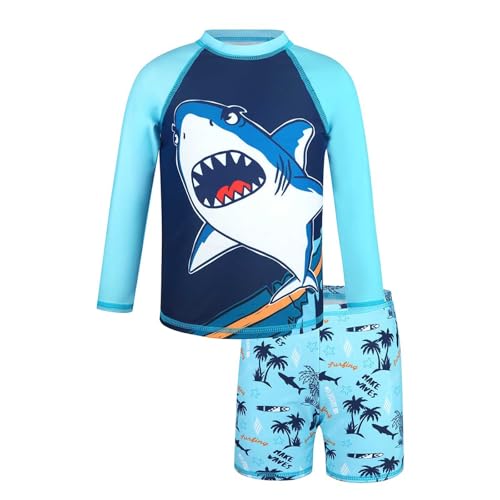 Short 13 imprimé plage et maillot de bain garçon 2 pièces pour cours de natation 8 ans