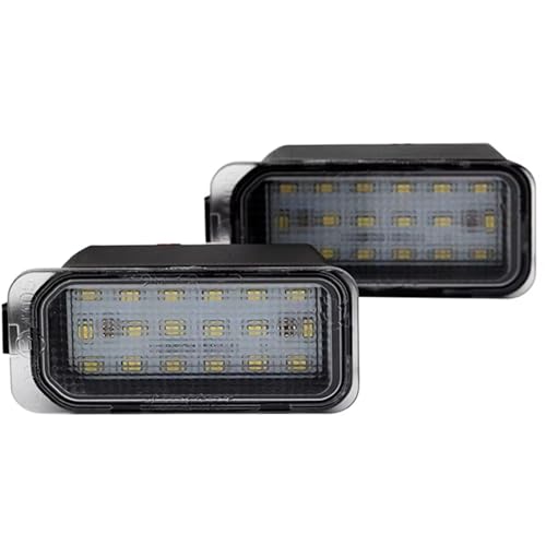 Luces matrícula coche con acabado premium y controlador integrado para Ford Focus
