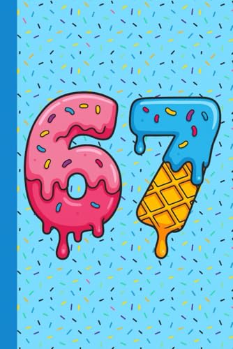 Six Seven 67 Meme Notebook – Funny TikTok Trend Composition Book | Aesthetic Stationery for Gen Z & Millennials image 2
