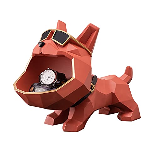 Schmucktablett, Schmuckschale Multifunktionale Home Dekoschale, Key Phone Coin Uhren Und Candy Holder Diverses Eingangsfach, Couchtischdekoration, Valet Tray Harzmaterial (Color : Orange) Cover