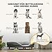 PawHut Hundesofa Hundecouch, Waschbarer Bezug, Haustiersofa mit Rückenlehne und Holzbeine, Katzensofa, Hundbett für mittelgroße Hunde unter 25 kg, 90cm x 78cm x 25cm, Grau