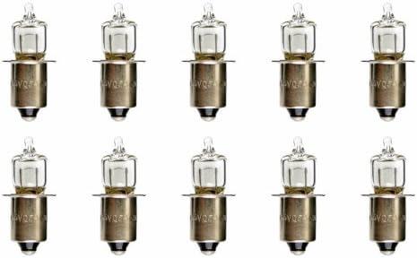 CEC Industries HPR50 Bulbs, 5.2 V, 4.42 W, P13.5s Base, B-3.5 shape (Box of 10)