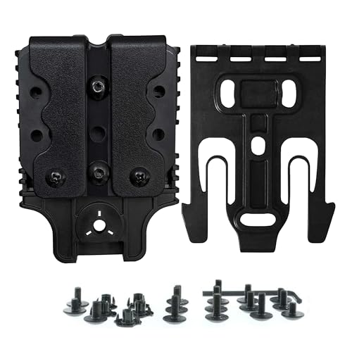 Tourniquet Holder for Gun Holster, Tourniquet Holder Mount Adapter, for Qls Tactical Gear Accessories with Police Gear Duty Belt Attachment (QLS 1-Pack)
