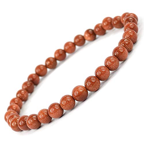 Image of Reiki Crystal Products Natural Crystal Stone Bracelet 6 mm Round Beads for Men & Women | Gemstone Jewellery Bracelet | Reiki Charged | Multiple Stone Variants Available