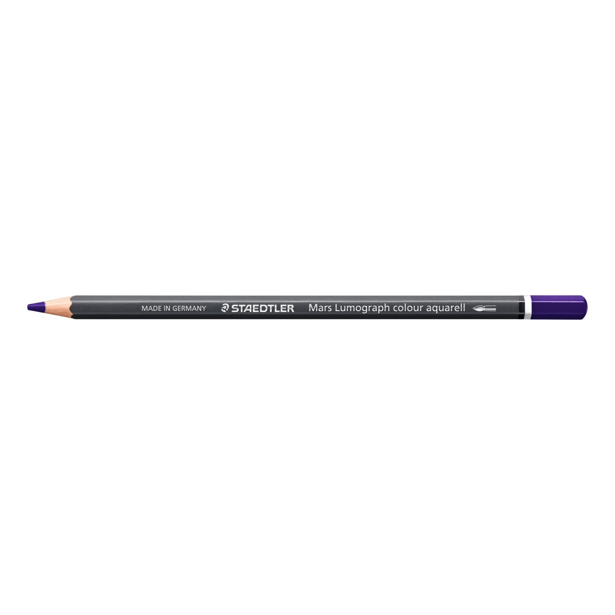 STAEDTLER Watercolour Pencil - Violet - Mars Lumograph Colour Aquarell - Pack of 6, 104-6