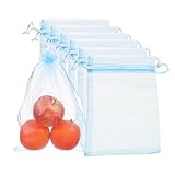 [Design Avec Cordon]: Ces sacs de protection filetes disposent d'un double cordon pour une utilisation facile. Choisissez simplement la taille appropriee, placez les plantes a proteger dans le sac filete, puis serrez le cordon pour les proteger
